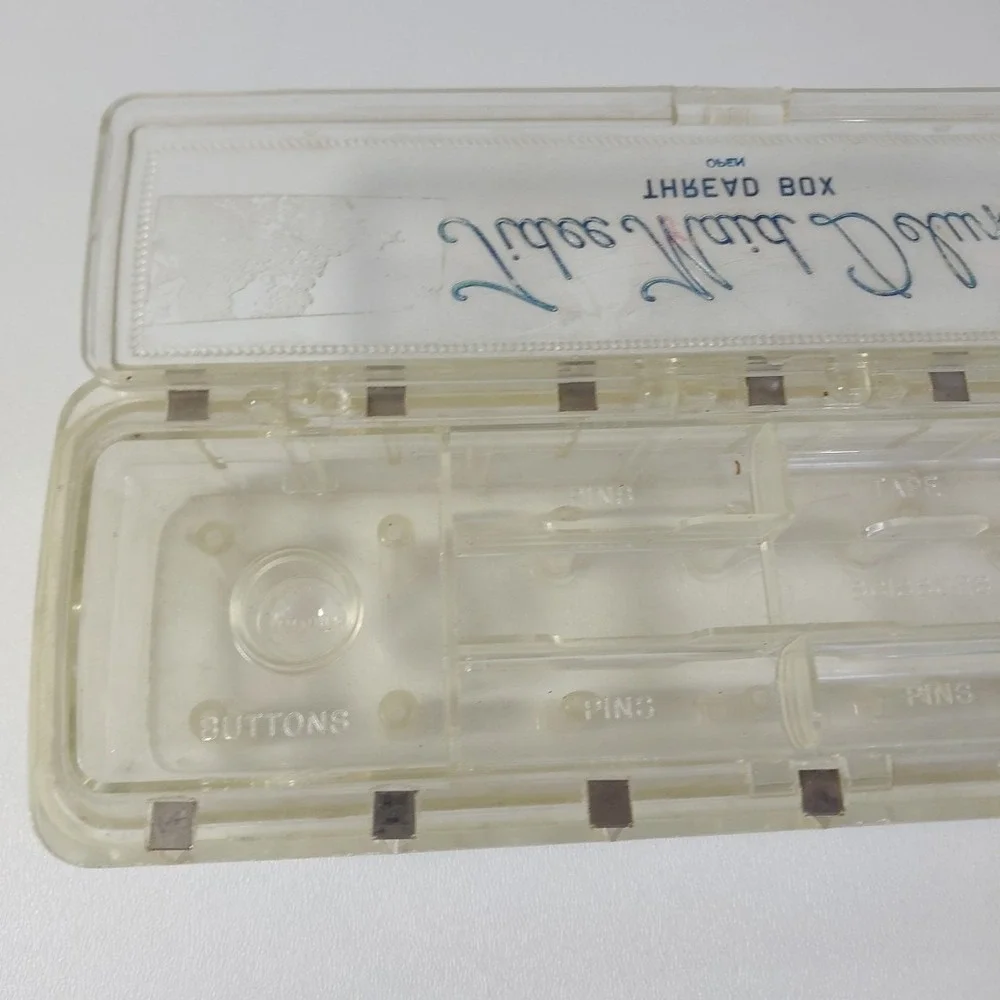 1950s Tidee Maid Deluxe‎ Sewing Thread Box VTG